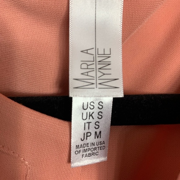 Marla Wynne Women’s Blush Tunic Size Small Lagenlook  Comfort Front Slit Mature - Picture 5 of 10